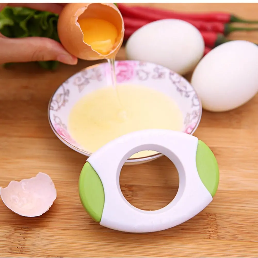 Kitchen Tools Cute Egg Opener Round PVC Cutter Egg Tool Boiled Egg Shell Topper Cutter