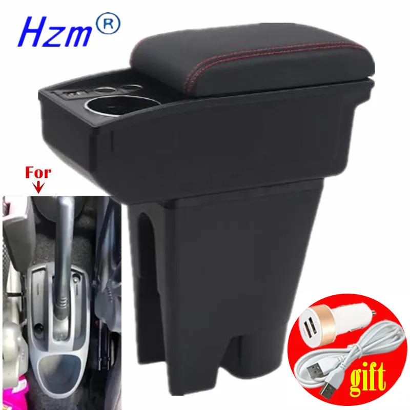 

For Peugeot 107 Armrest Box For Toyota Aygo BJ Citroen C1 Car Armrest Store box cup holder Dedicated Retrofit Car Accessories