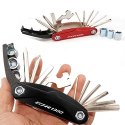 New For YAMAHA FJR1300 FJR 1300 Accessories Universal Motorcycle Aluminum Multifunction Combination Tool Repair Screwdriver Set