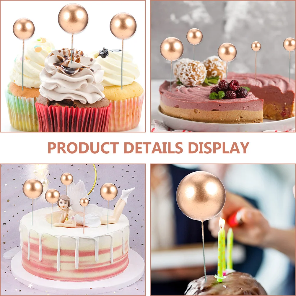 

36Pcs Creative Shaped Cake Picks Healthy Materials for Memorable Party Cake Decor Cupcake Picks Cupcake Decorations