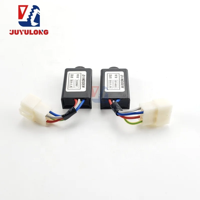 JUYULONG 537-00010 Timer Relay Engine Heating for Doosan Daewoo 80G Yangma Construction Machinery  Compatible DX30Z DX27Z DH55