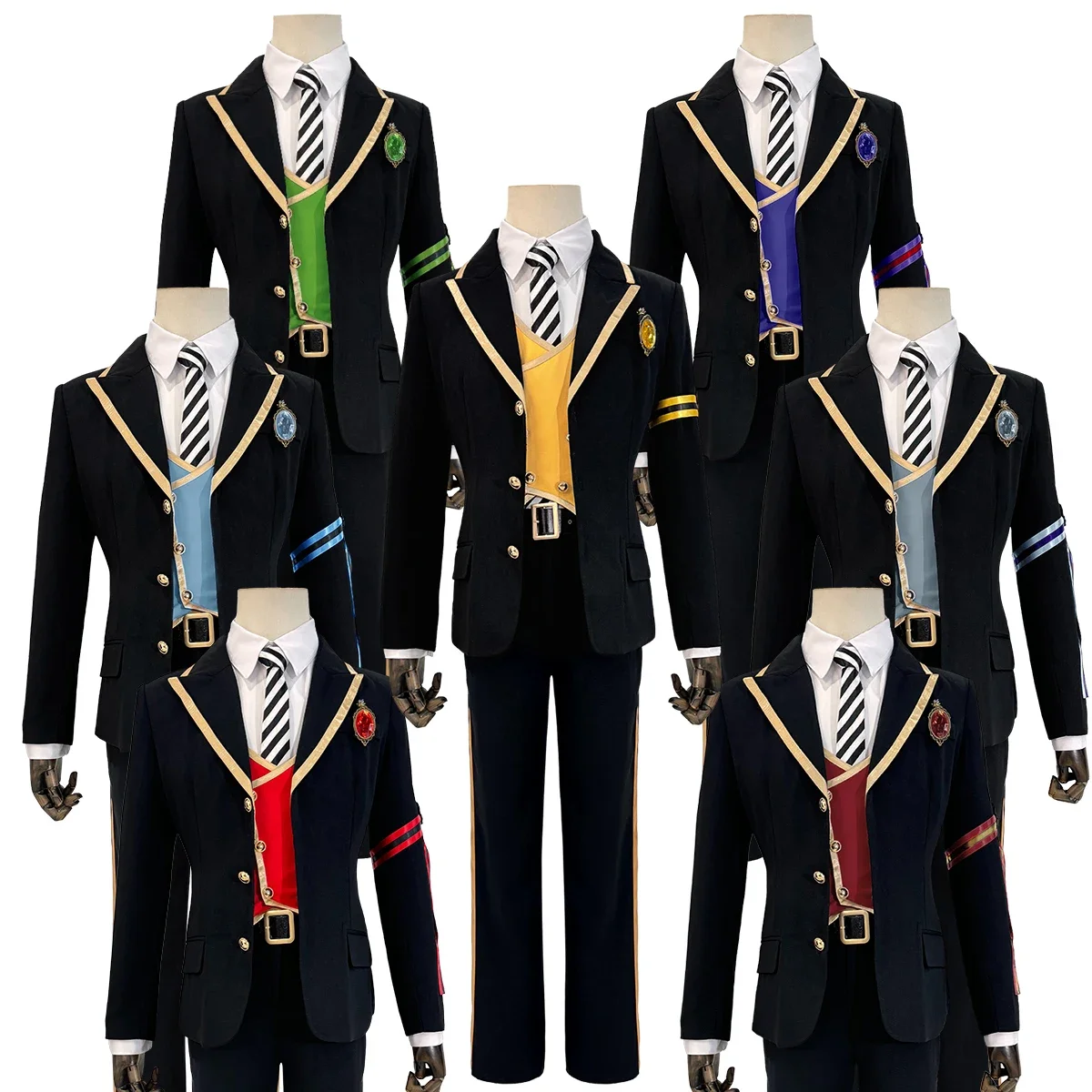 

Cosplay Twisted Game Heartslabyul Savanaclaw Octavinelle Scarabia Pomefiore ‌Ignihyde Diasomnia Cosplay Costume Uniform Vest