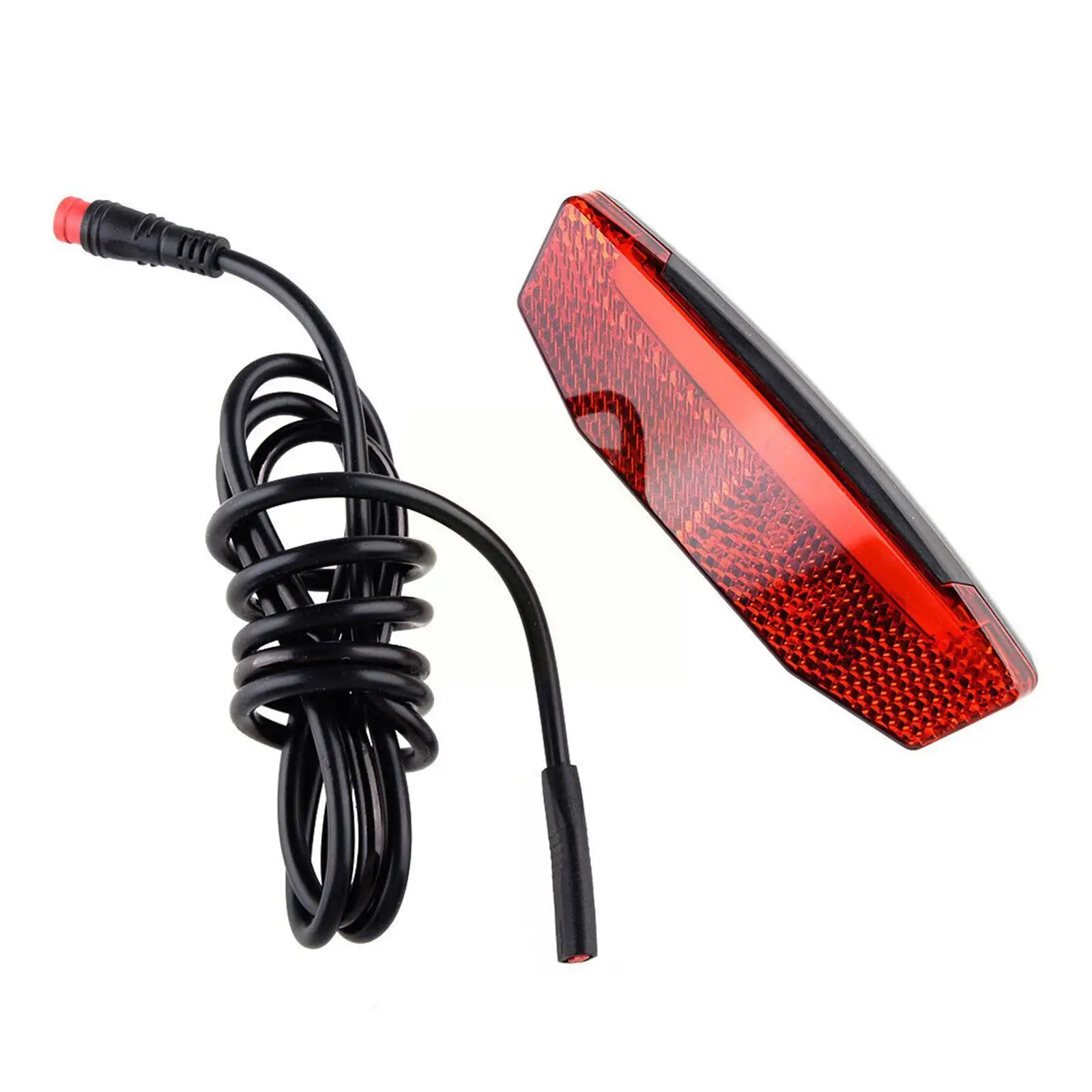 Ebike Accessories 6-60V Bicycle Rear Tail Light Cycling Lamp Bicycle Light Electric Bicycle Safety Warning Ebike Tail L3U9