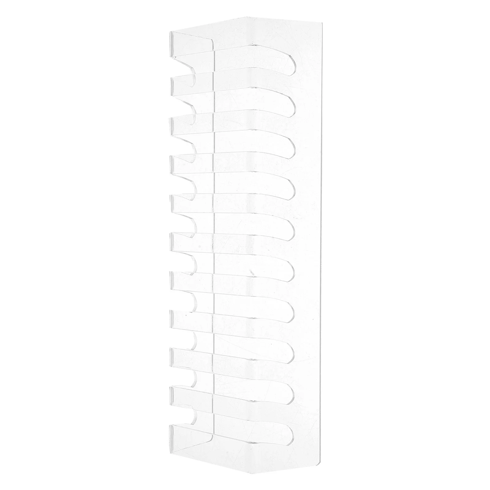 

Clear Acrylic Multi Device Organizer Stand 10 Compartments Phone Tablet Holder Portable Desktop Classroom Storage Rack