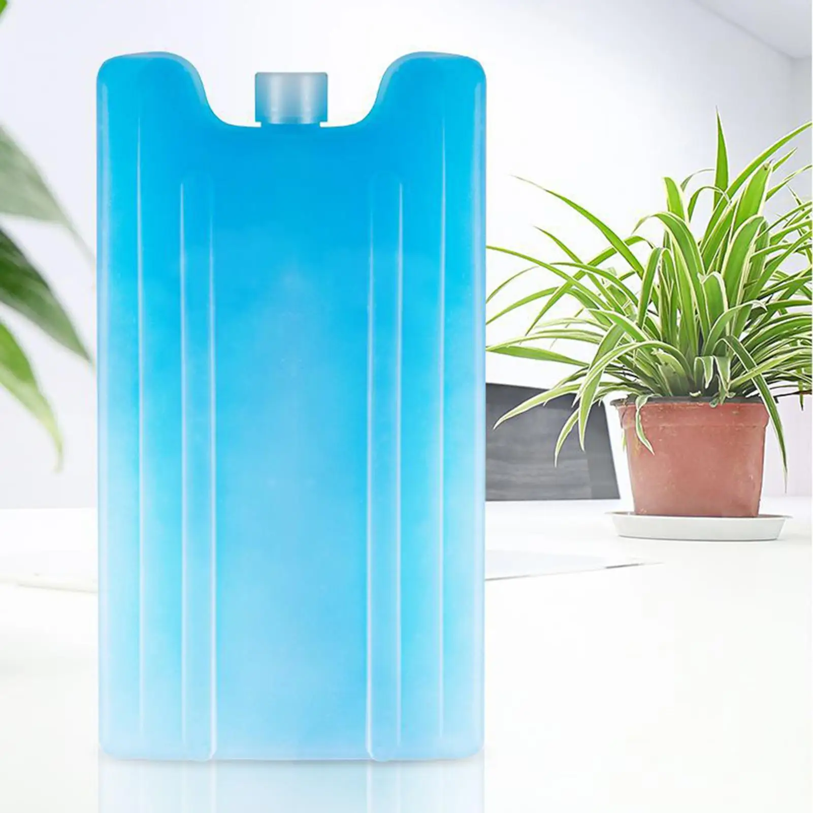 Large Ice Blocks For Coolers 400ml Portable Reusable Rapid Cooling Pre-Filled Safe Ice Packs For Evaporative Air Conditioner