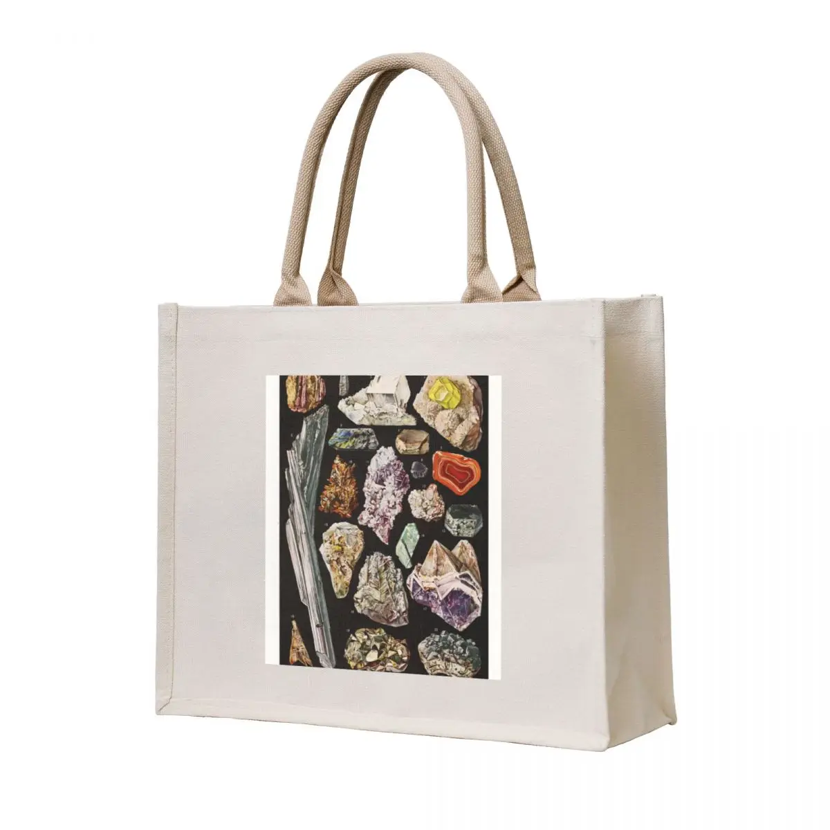 

J. Vesque - Mineraux - Vintage french geology illustration 1921 Tote Bag Gift bag shopping bag women shopper woman