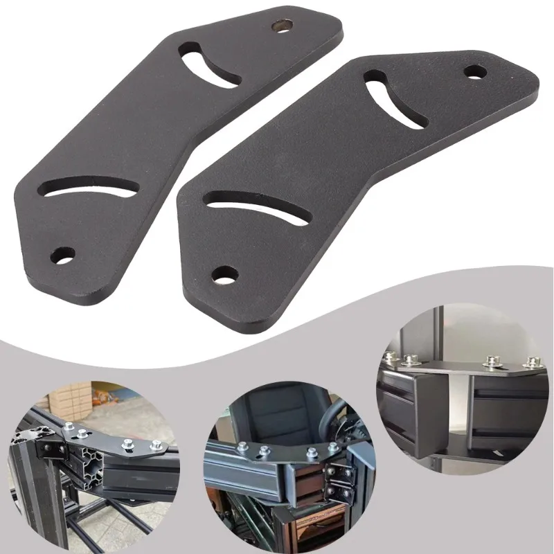 Universal Triple Monitor Stand Racing Simulator 3 Screen Mount For Gaming Cockpit