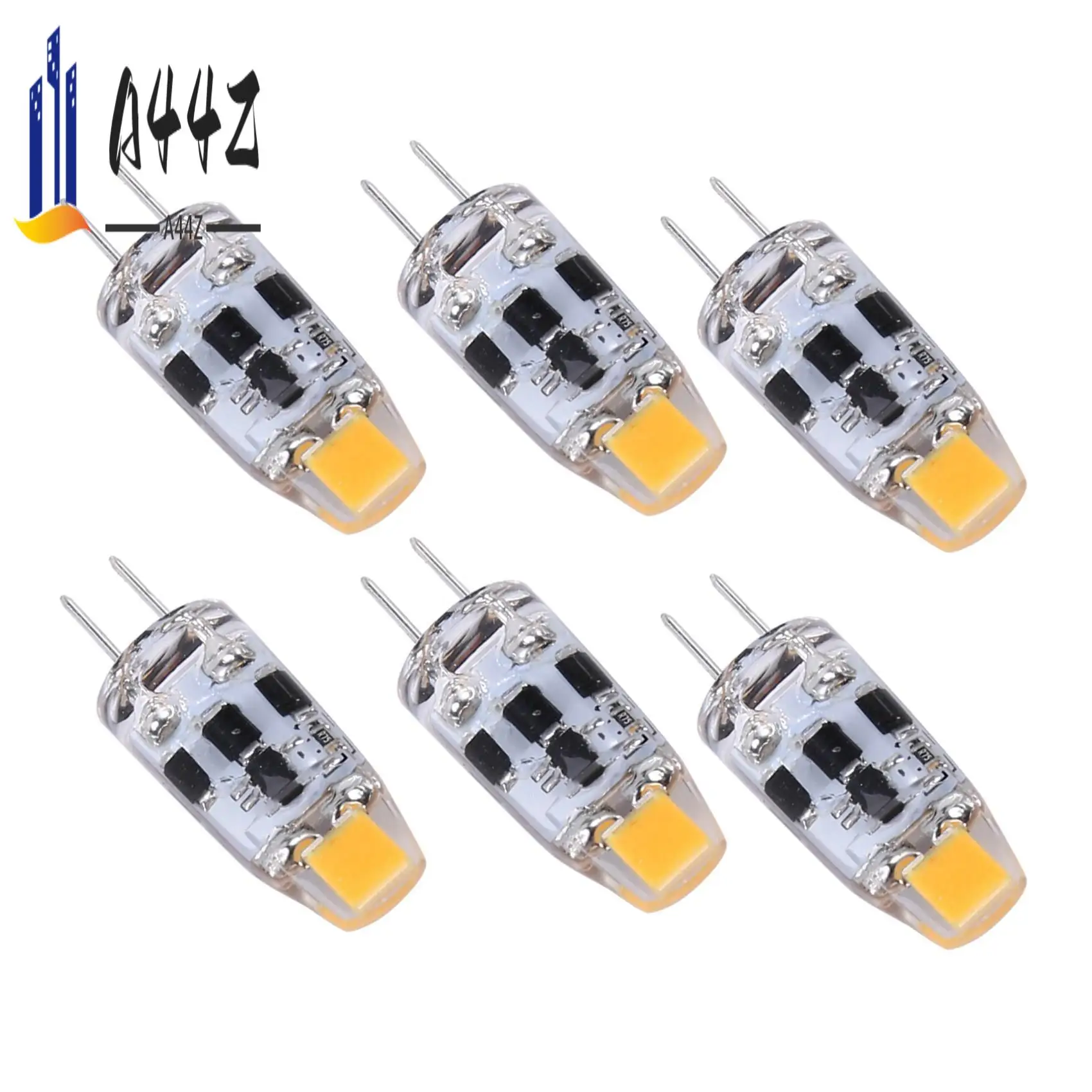 

A44Z-G4 Bulb 2W G4 Led Bulb Is Equivalent To 20W G4 Halogen Bulb Replacement Part,G4 Base Ac/Dc12v-24V, Warm White 20Pcs