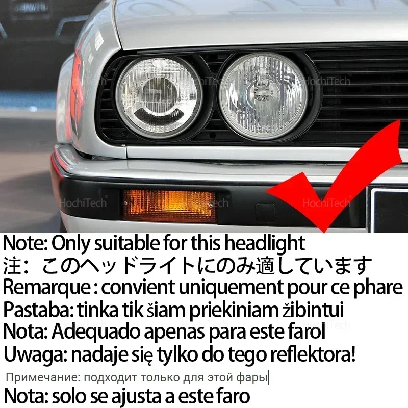 High Quality for BMW E30 E32 E31 Car Daytime Running Light RGB DRLs - 16 Colors, 4 Flashing Patterns, Adjustable Brightness