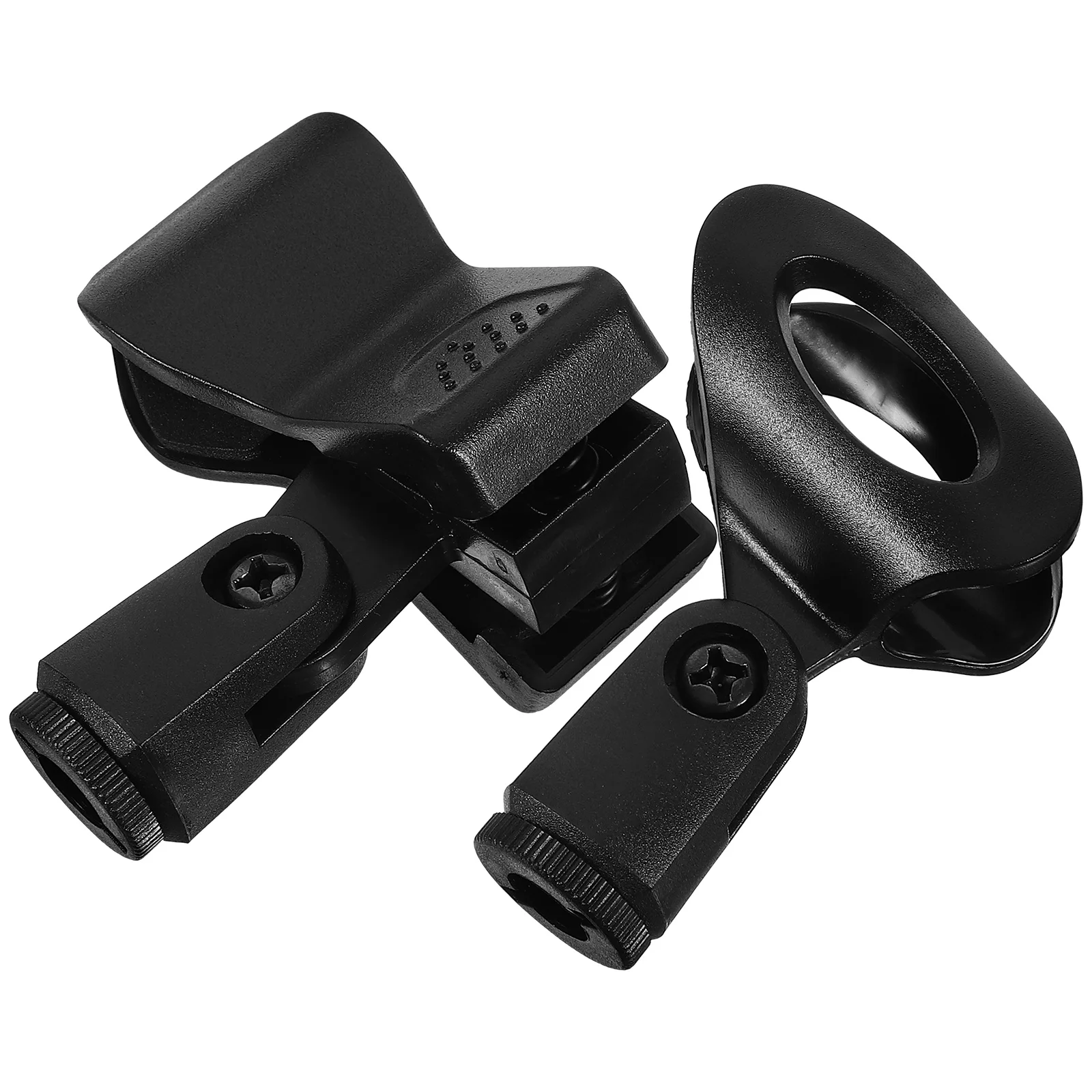 

2 Pcs Spring Clip Replacement Mic Holder Clips Microphone Stand Universal Clamp