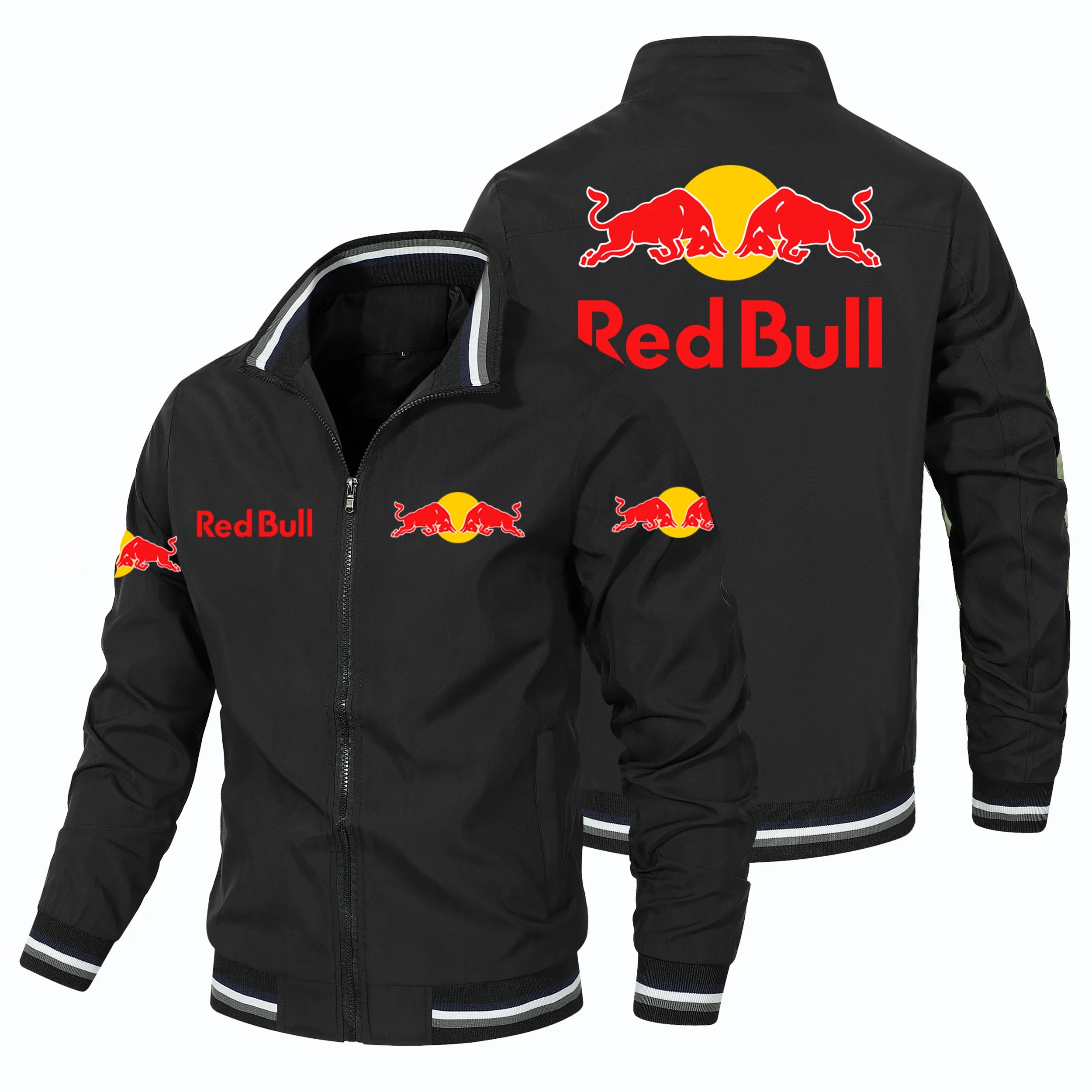 

Red Bull Team Racing Jacket Top Racing Team Jacket Windbreaker Jersey Outdoor Sportswear Men Women Clothing Red Bull Jacket Coat