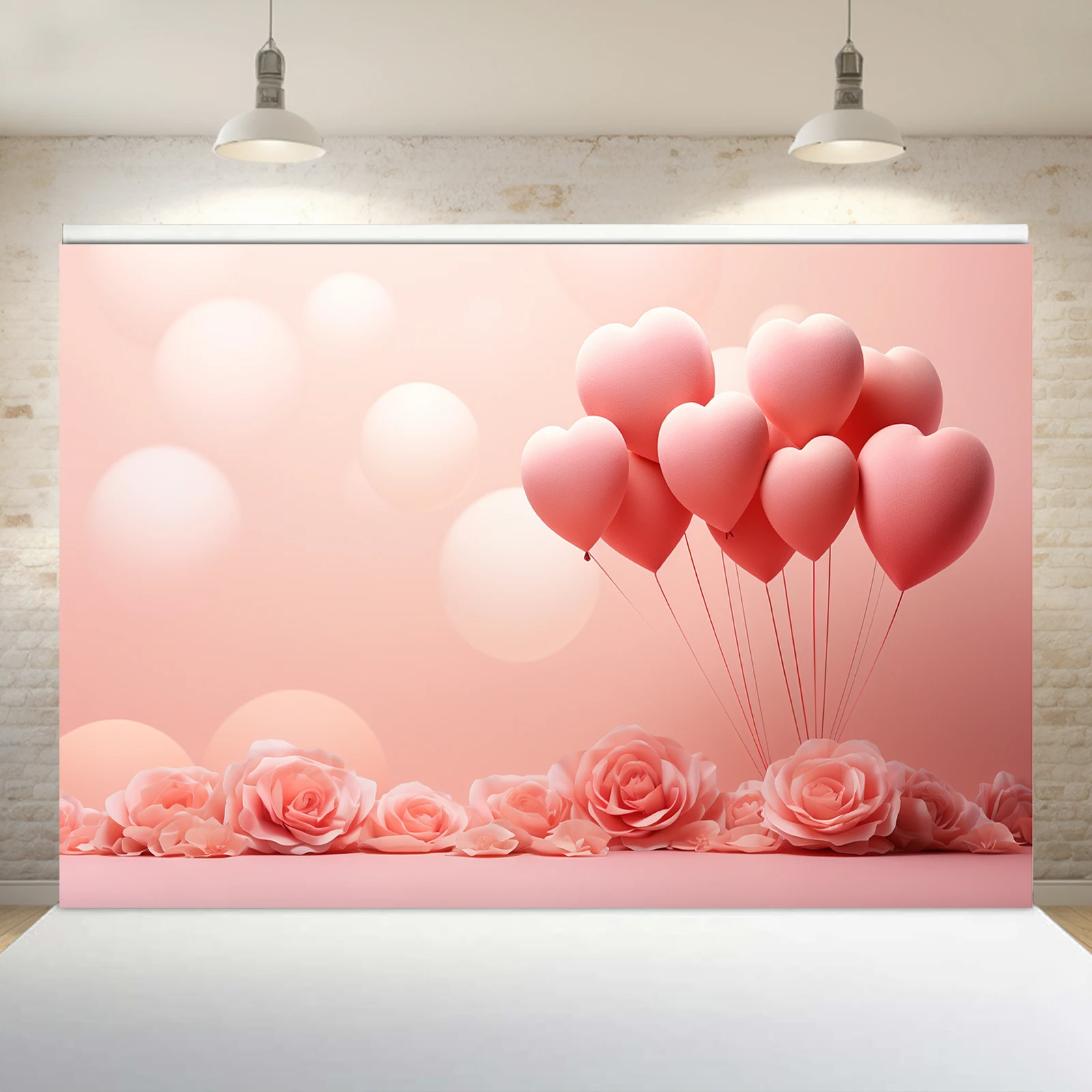 1PCS 100x150cm Valentine'S Day(14) Theme Backdrop,Photography Background,Used To Gifts,Activities Or Other Party Decoration