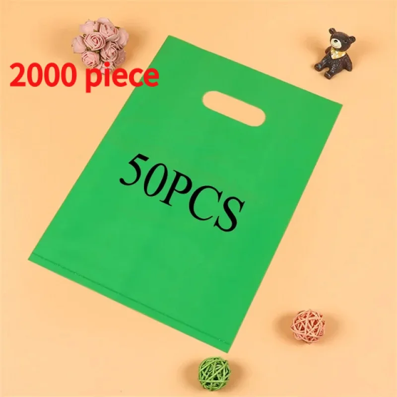 20 00piece.Custom.Competitive Price Custom Degradable Biodegradable Eco Shopping Plastic Bag Fruit Store Thank You Vest Handle B