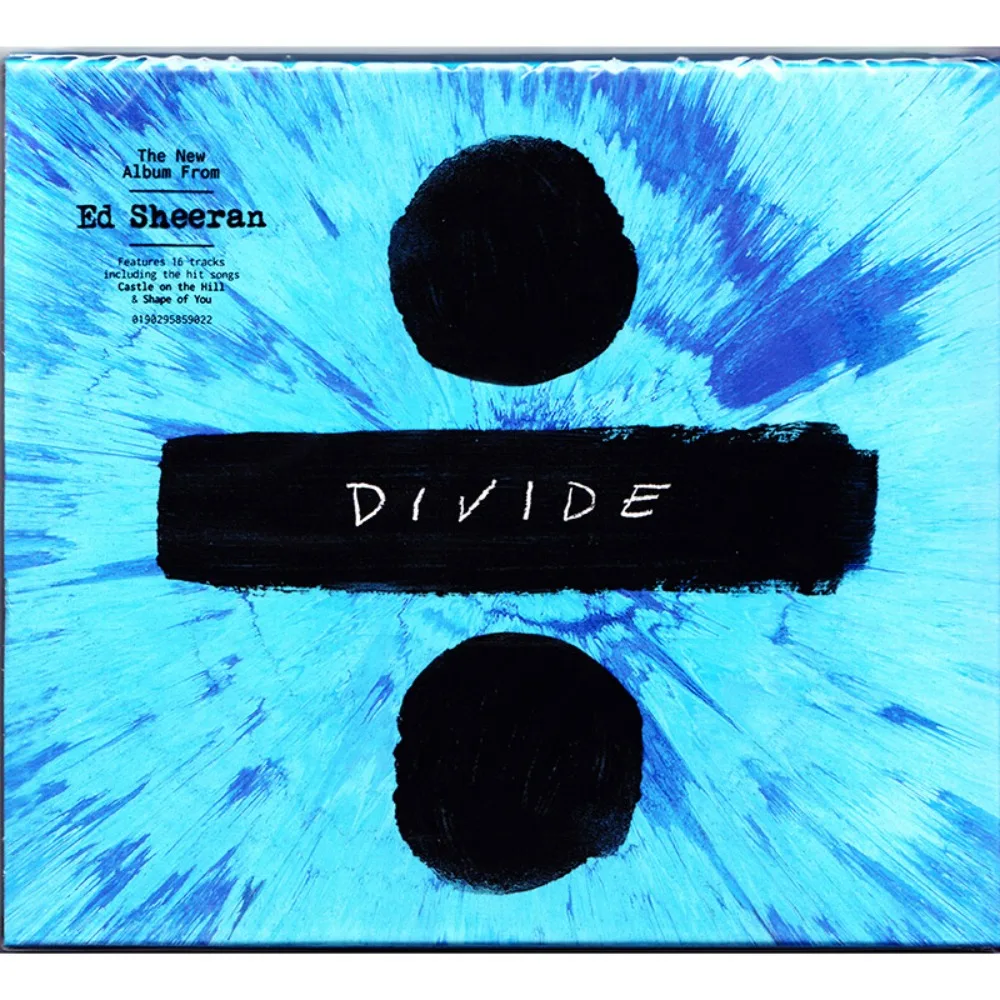 ED SHEERAN Divide Deluxe Edition Álbum de CD Registro de coleccionista de música pop occidental