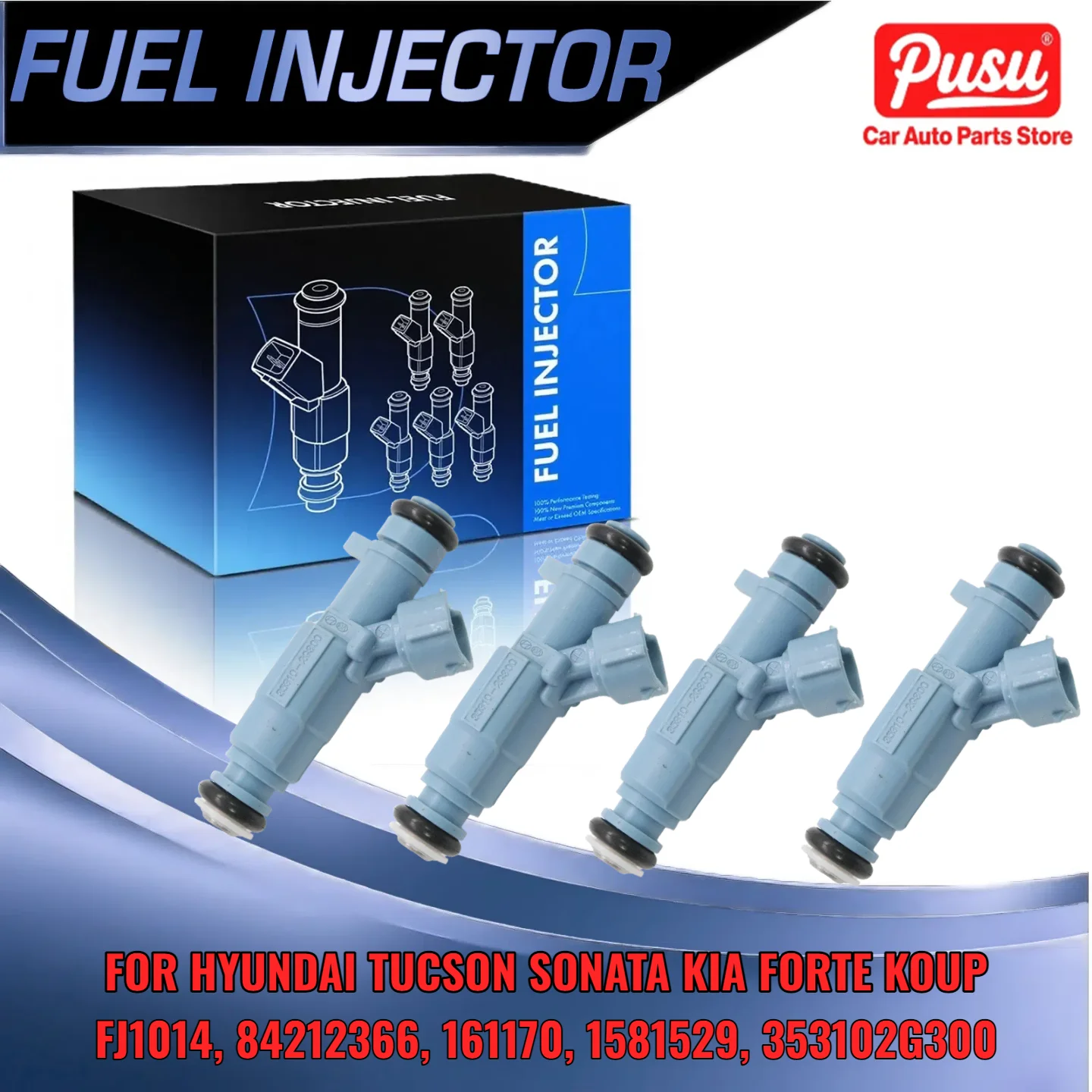 

4Pcs Auto Injectors For Hyundai Tucson For Kia Optima Sorento 353102G300