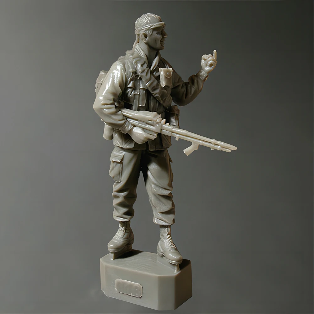 Modèle de soldat en résine de la Seconde Guerre mondiale, figurine Spot, thème militaire, moule blanc, GK1, 35