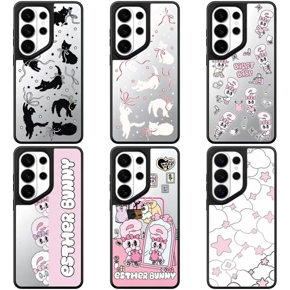 6071714 Mirror Magnetic Case: Compatible with Samsung Galaxy S23 U S24U S25 S26 Ultra S25+ S26 Plus Shell