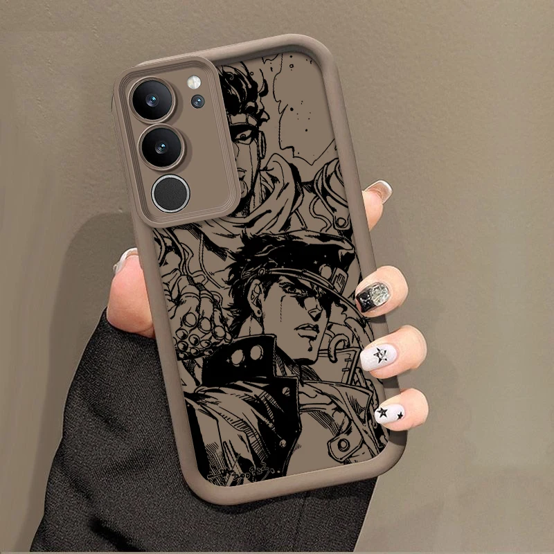 JOJO Anime Kujo Jotaro per Samsung Galaxy A14 A15 A13 A12 A31 A73 A81 A71 A51 Core Lite Eye Ladder custodia per telefono