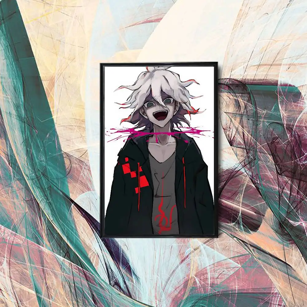 High speed inference Nagito Komaeda Danganronpa Poster Prints Wall Art Picture Painting Gift Living Room Restaurant Bar