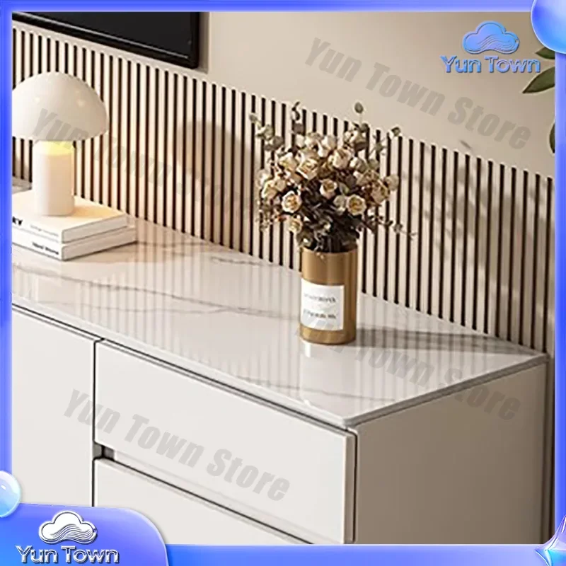 Luxury Unique Tv Stand with Drawers French Minimalist Aesthetic Tv Stand Trendy Classic Mueble Para Televisor Room Furniture