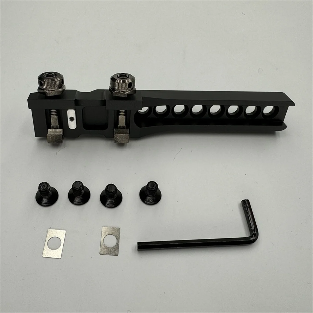 A002 Für Henbaker Nachtsicht Fernglas Spezielle Aluminium Legierung Feste Halterung Track Clip Picatinny Clip 10-21mm Universal