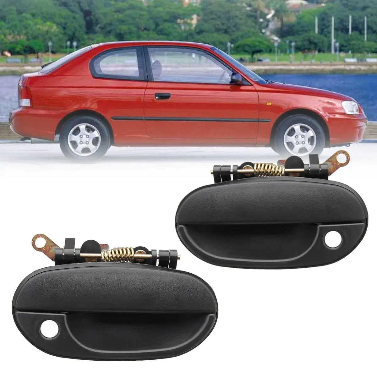 For Hyundai Accent 1995 1996 1997 1998 1999 2000 for Excel X3 1997 1998 1999 2000 Front Left/Right Exterior Door Handle