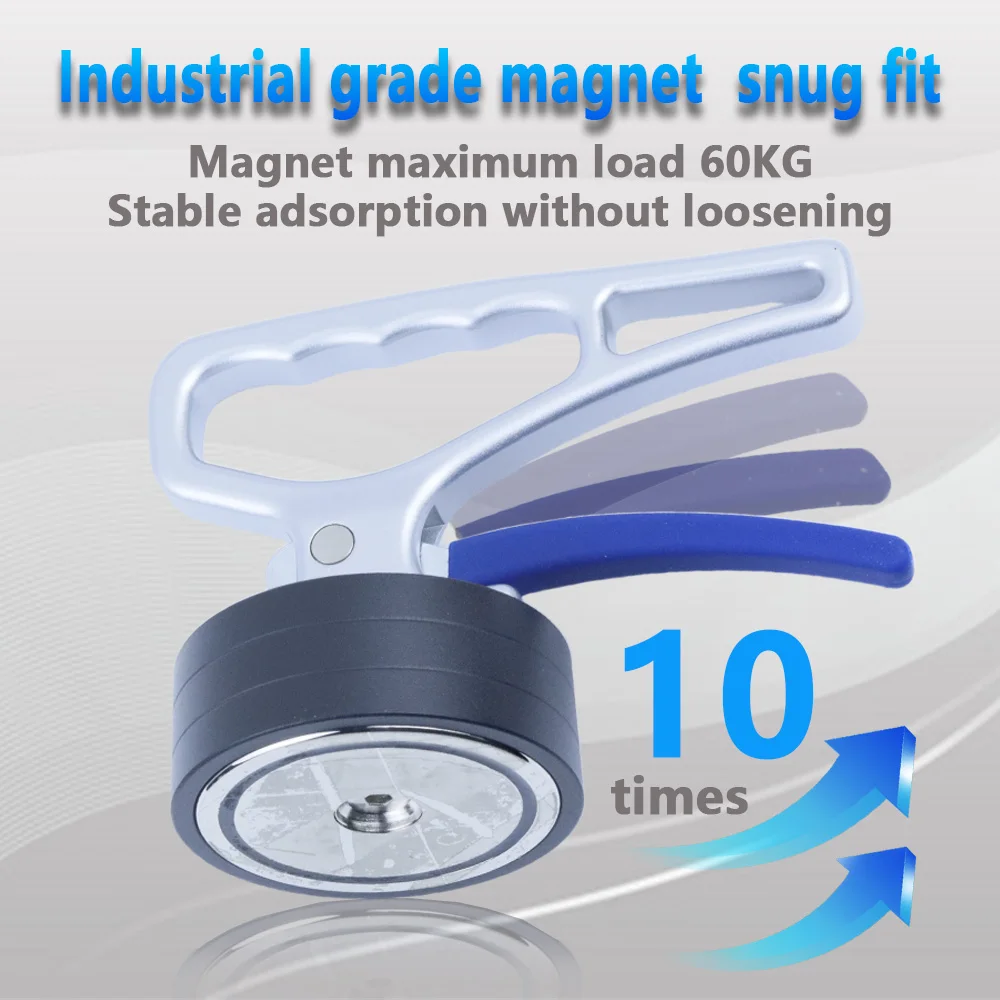 Strong Magnets Suction Cup 30/60 KG Load Magnetic Force Material Pickups Laser Cutting Portable Lifters Steel Mold Handling