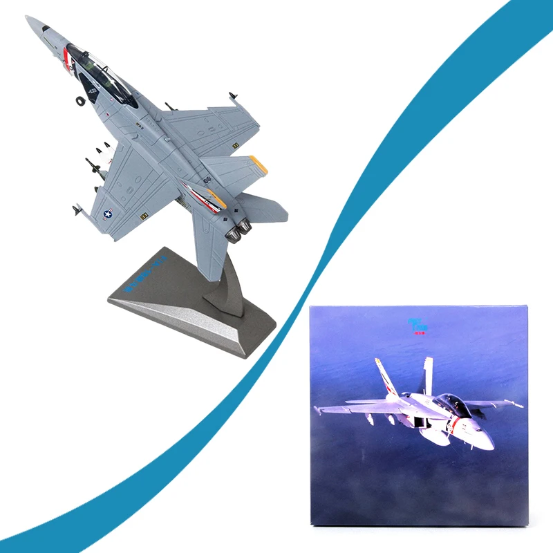 Alloy 1:100 F-18 Simulation Aircraft Model Kids Adult Collectable Gifts