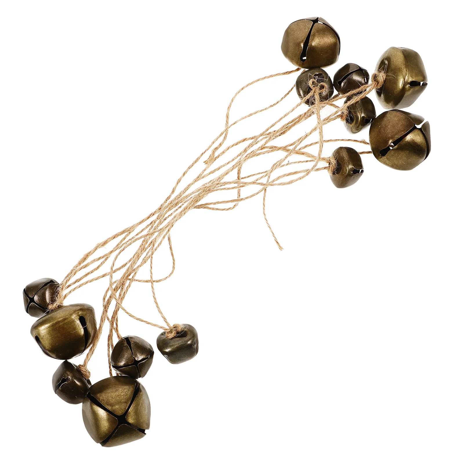

Vintage Decor Bells String Pendant Hanging Ornament Metal Wind Chimes for Outside Parties Mini Metal Bells Country Decor