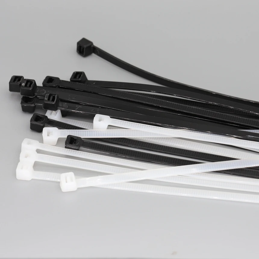 3*60/80/100/120/150/200/250/300mm 2.5mm Width Black White Self
