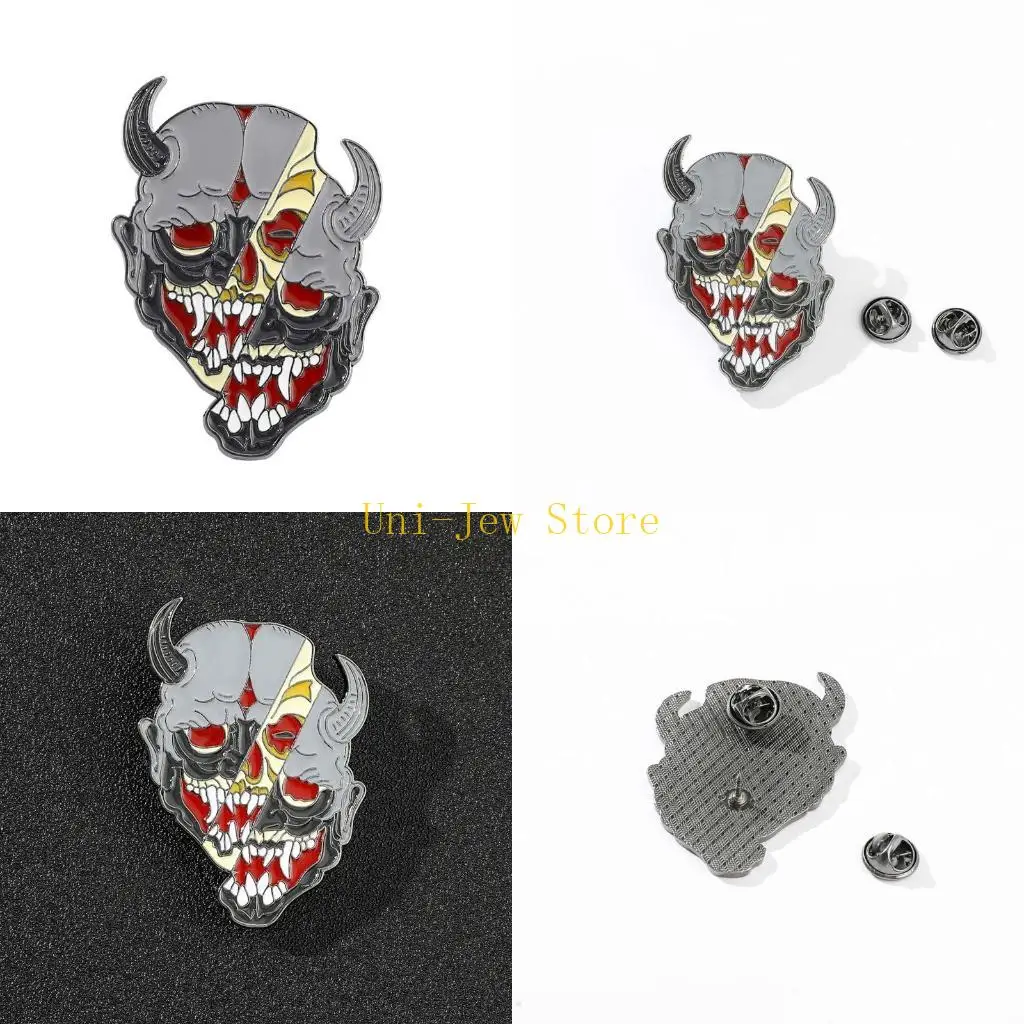 40 جيجابايت أزياء اليابانية براينا قناع بروش دبوس شارات الملابس accss للديكور #1