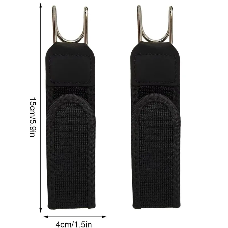 2Pcs Adjustable Buckleless Belt Hook Elastic Velcro Waist Buckle Waist Belt For Men‘s Gift Casual Belt With Buckle