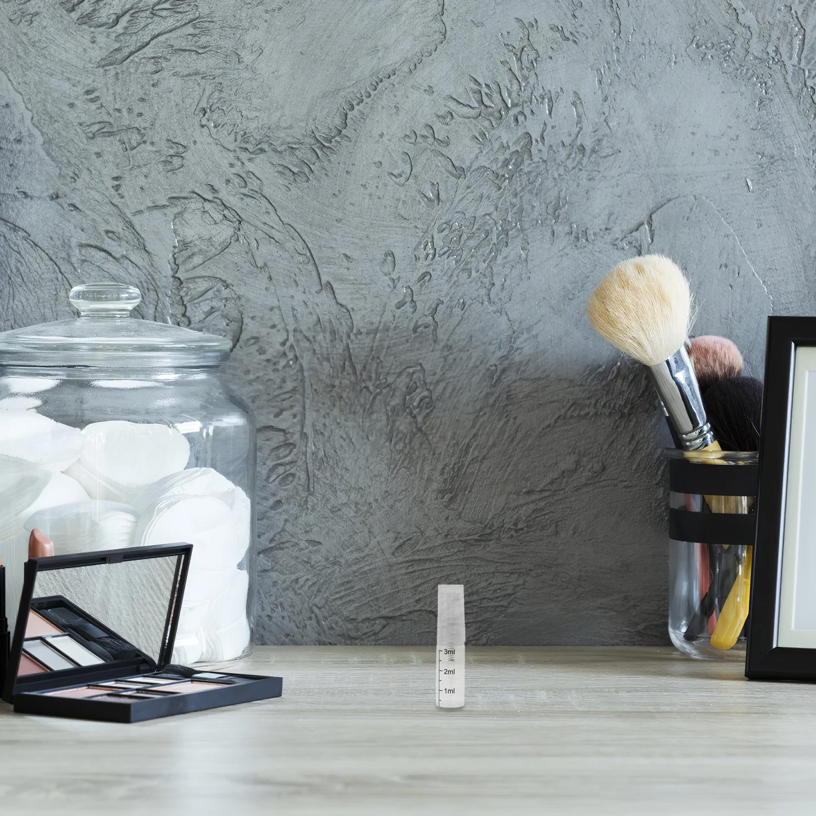 ขวดน้ำหอมแก้วใส 5 ชิ้น แบบพ่นละอองละเอียด ขนาดพกพา เติมน้ำมันหอมระเหยได้ ขนาด 3 มล. ขวดน้ำหอมขนาดพกพา