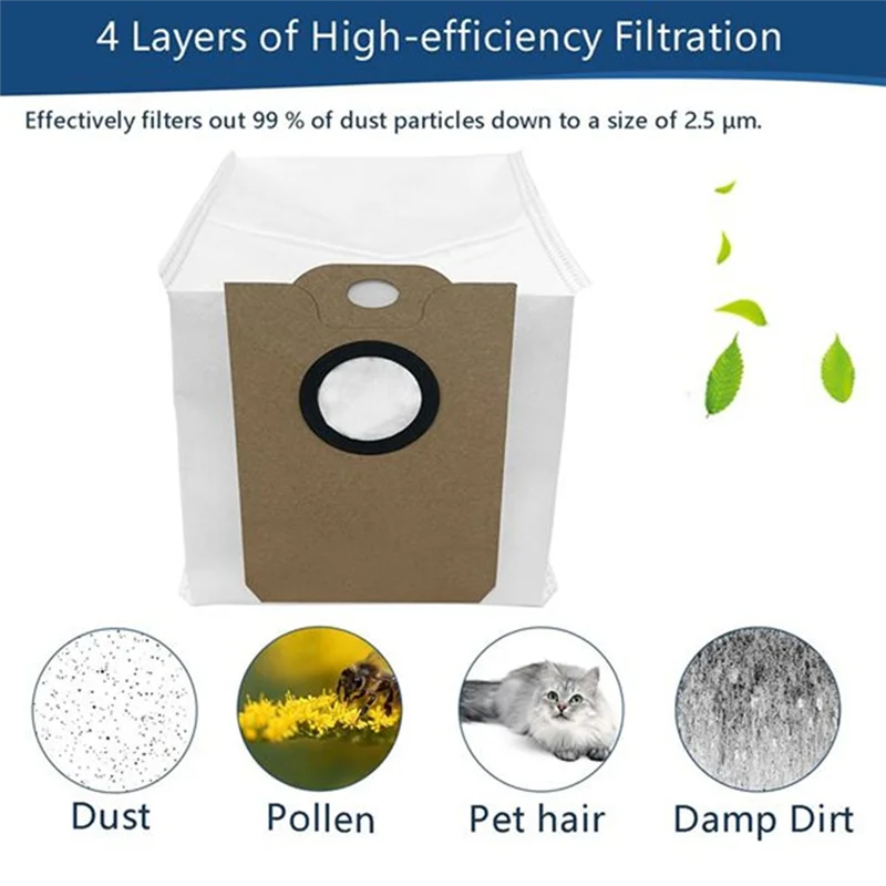 

B06B-Dust Bag For Cecotec Conga 2499/7490/8290/2299 Series Vacuum Cleaner Part Household Cleaning Garbage Dust Bag