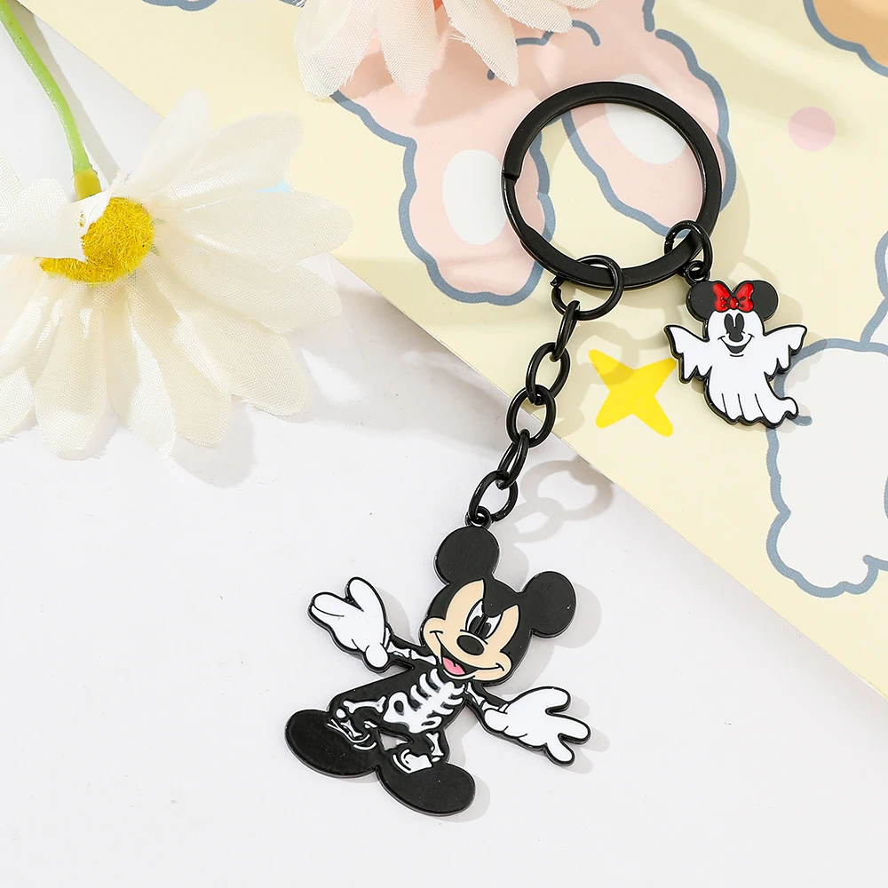 Cartoon Mickey Mouse Keychain for Men and Women, Creative Ghost Keychain, Personalized Keychain Gift, Suitable for Men and Women image 3