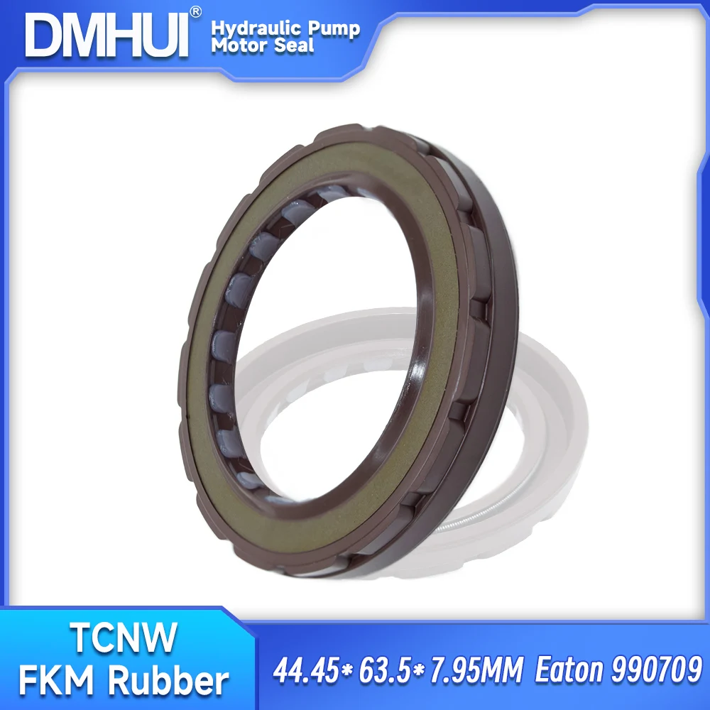 

DMHUI 172531V Shaft Sealing Ring 44.45x63.5x7.95mm for Eaton 990709 Pump - TCNW Type FKM Rubber Oil Seal Factory Direct Sale