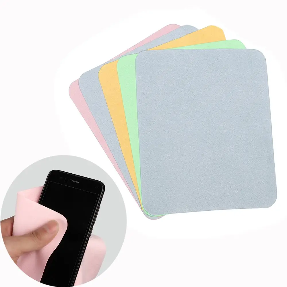

5Pcs/pack Simple Camera Mobile Phone Computer Microfiber Cleaning Screen clean Cloth Lens wipe cloths Cleaner