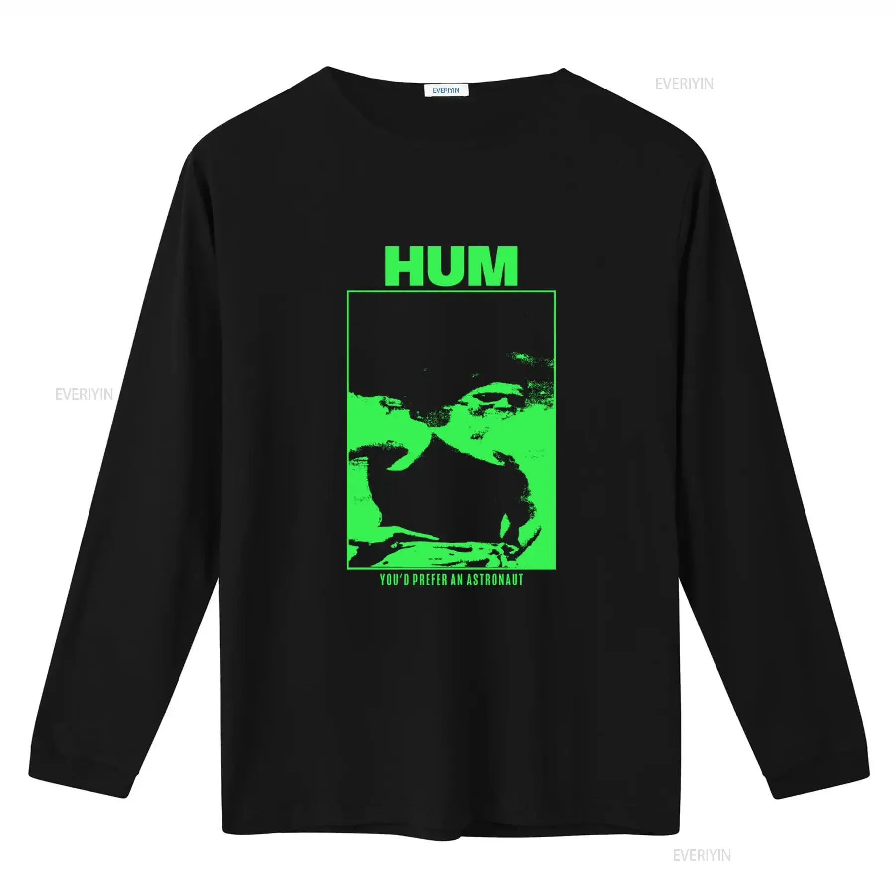 Hum You'd Prefer An Astronaut T Shirt Made To Order Unique Design Perfect For Music Fans vintage Washed Top For Everyday Wear