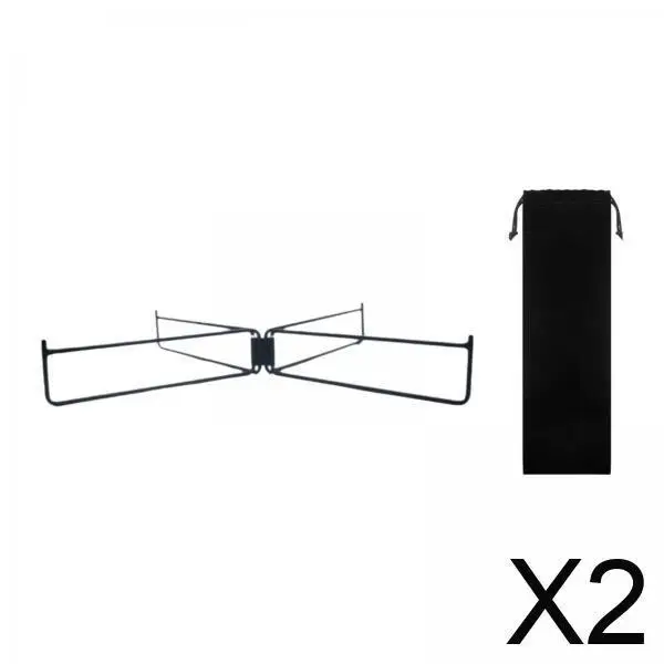 حامل تبريد قابل للطي، حامل تخزين محمول، معدات تخييم من الفولاذ المقاوم للصدأ شديدة التحمل للسفر في الهواء الطلق #1