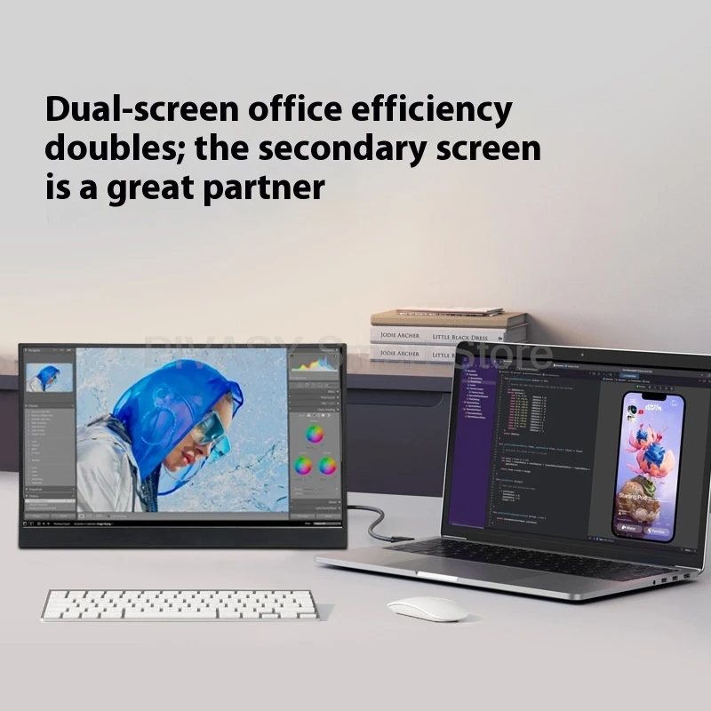 شاشة كمبيوتر محمول محمولة متعددة الحجم شاشة ثانوية للهاتف المحمول عرض صب جديد 165 هرتز جسم معدني باستخدام الحاسب الآلي وضع الضوء الأزرق المنخفض