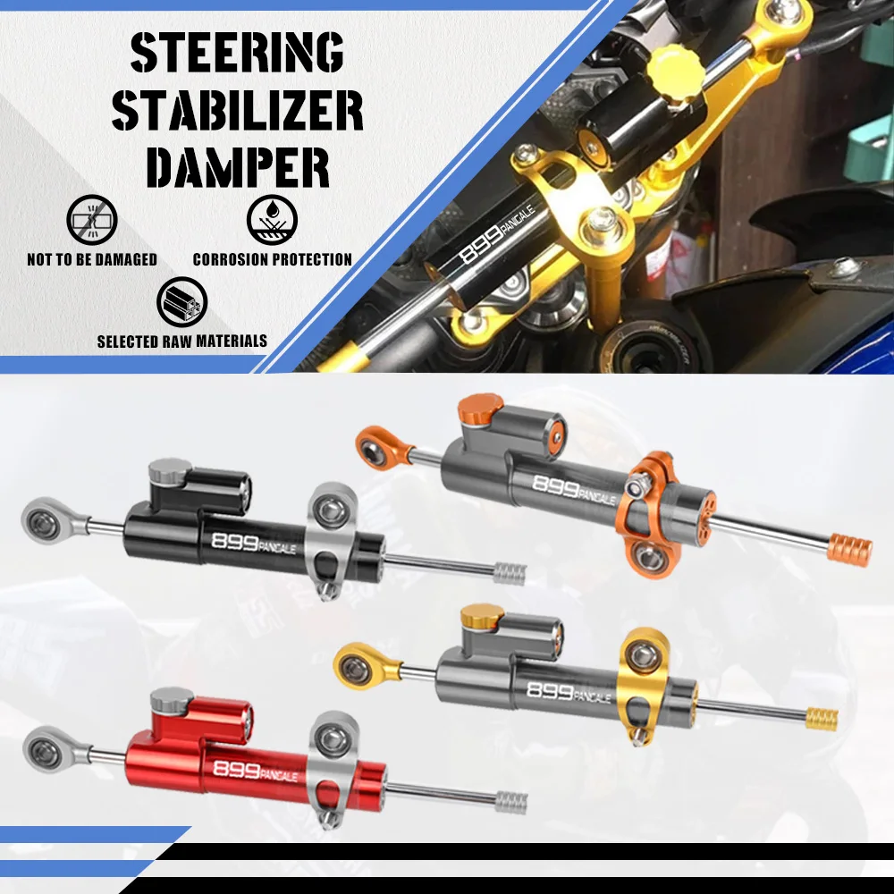 

Motorcycle CNC Adjustable Steering Damper Stabilizer For DUCATI 899 899 Panigale 899Panigale 2013-2015 Panigale / S/ Tricolor