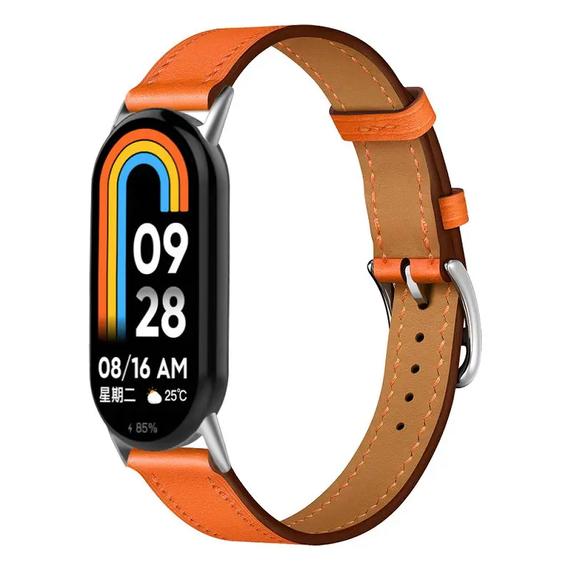 

Leather Strap For Mi Band 9 Bracelet Replacement Wristband for Xiaomi Band 8 NFC Correa Xiaomi Band 9 Smartwatch Straps