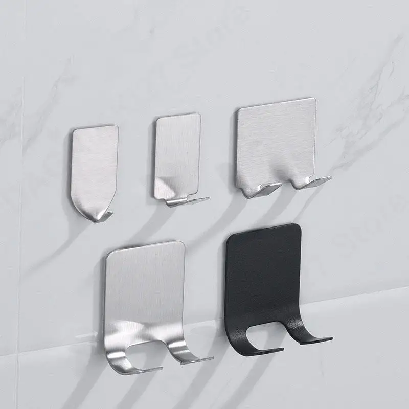 Wall Razor hanging stainless steel Holder Storage Hook Bathroom toliet Shaving Rack Men Shaver stand Shelf Hanger Blade Hooks