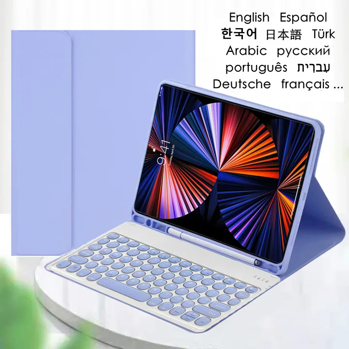 For Apple iPad 10 2 Case with Pencil Holder Keyboard Case for Funda iPad 7 8 9 10.2 inch Pro 10.5 Air 3 2019  Keyboard Cover