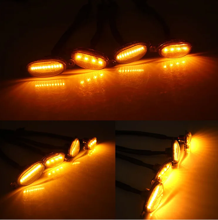 

17-19 F150 Raptor пикап модифицированная решетка, маленький желтый свет, сигнальная лампа для арки внедорожного колеса. Желтый орлиный глаз