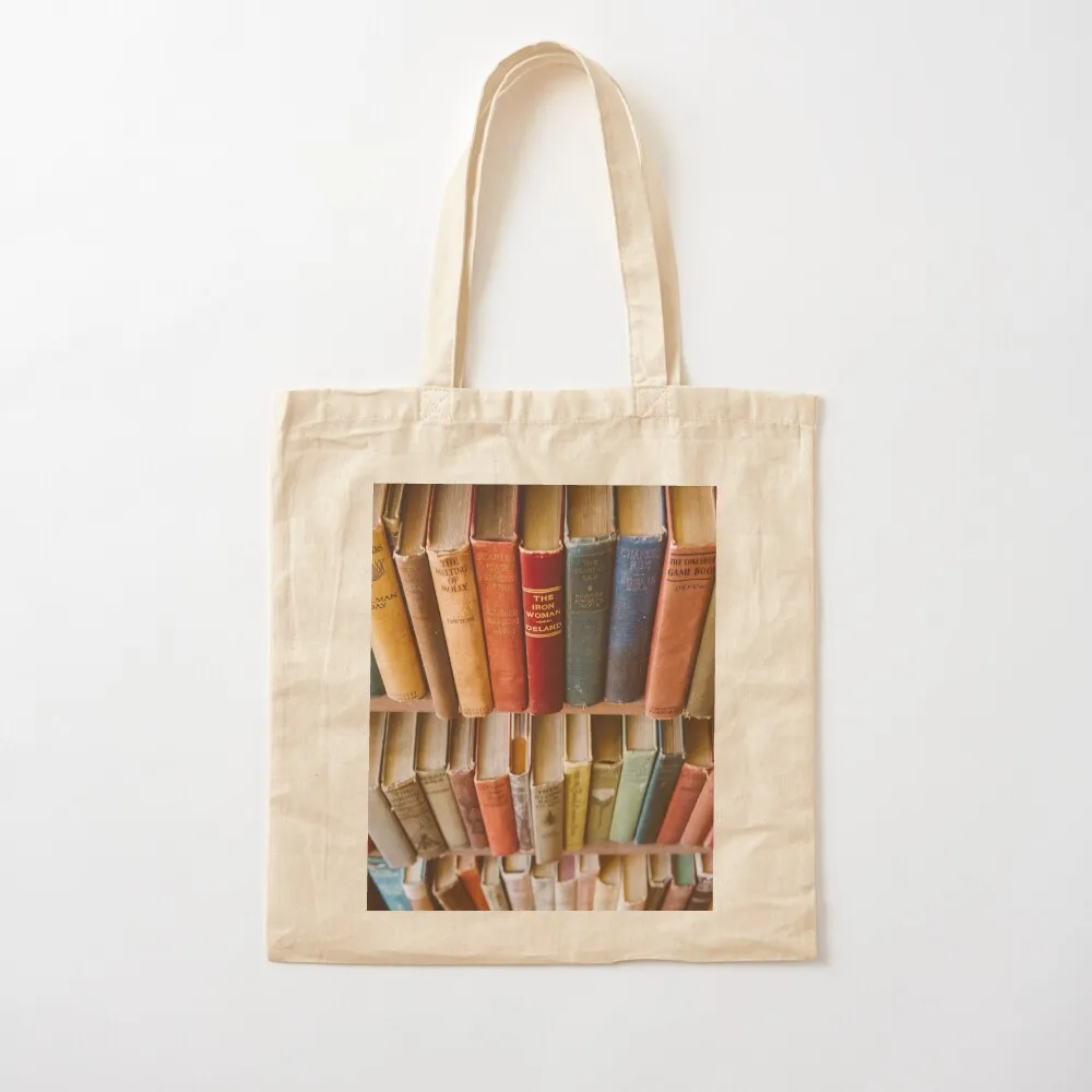حقيبة حمل المكتبة الملونة حقيبة نسائية حقائب بيئية حقيبة تسوق قابلة لإعادة الاستخدام حقائب قماشية #2