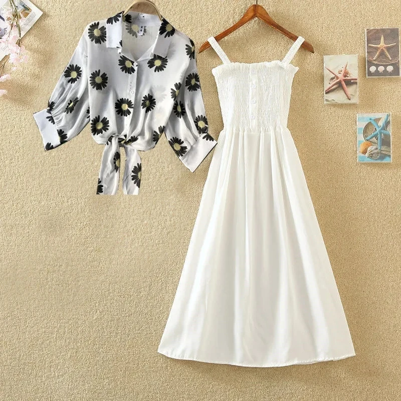 2025 New Summer Strap Dress Women's Fashion Slim Sleeveless Solid Color Dress Women Big Swing A-line Dresses