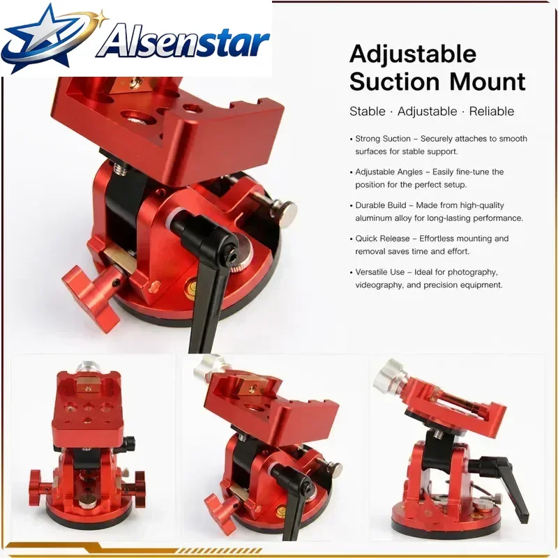 Harmonic Equatorial Mount High Load Latitude Adjustment Seat 15kg Max Support for Telescope Astronomy Tracking Base Precision