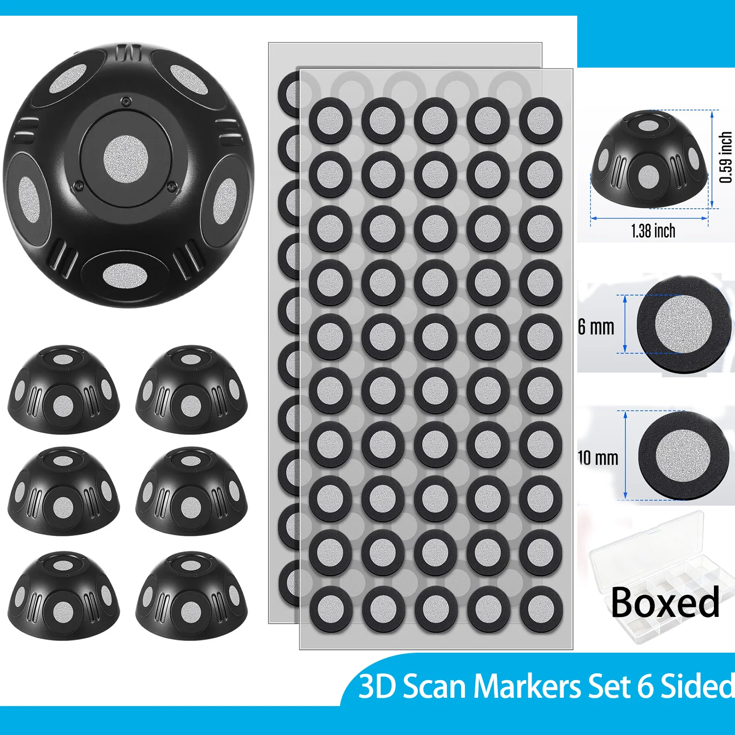 3D Printing Software - 3D Printer 3D Scan Markers Set