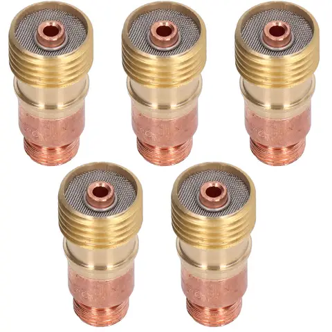 Tig WP-17 18 26 가스 렌즈 콜레트 교체용 3/32인치 가스 렌즈 콜릿 본체 금속 용접 커넥터 교체 Tig WP-17 18 26 가스 렌즈 콜레트 교체용 3/32인치 가스 렌즈 콜릿 본체 금속 용접 커넥터 교체